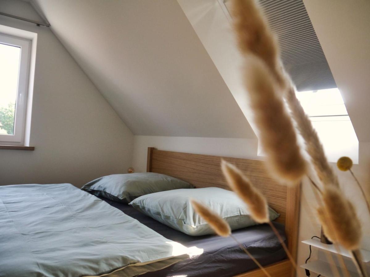 Der Schuppen Apartment Mildstedt Bagian luar foto